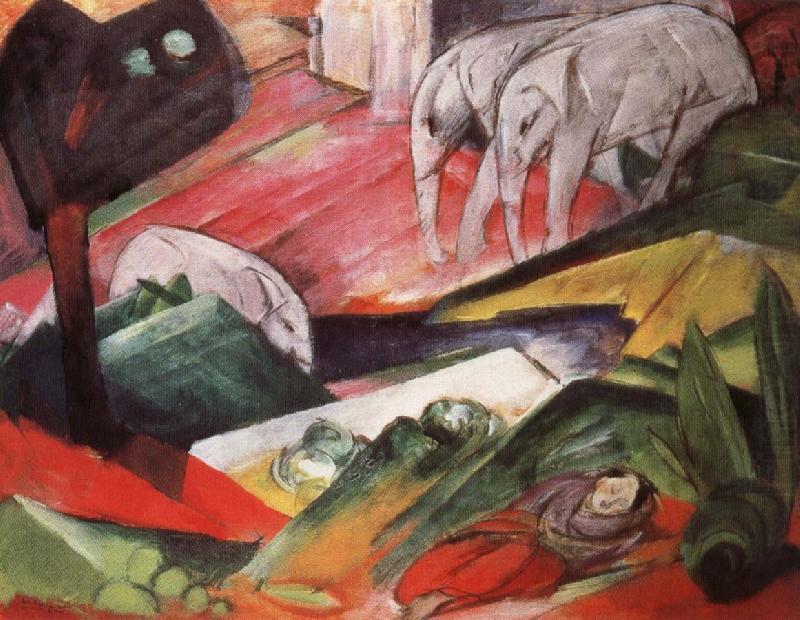 arnold schoenberg art the dream by franz marc t china oil painting image